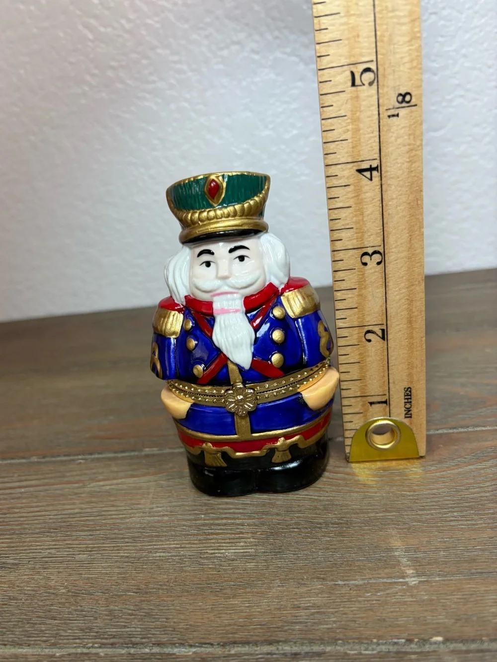 Mr. Christmas Hinged Music Box Plays Nutcracker Tiny House Ballroom Dancers 4”